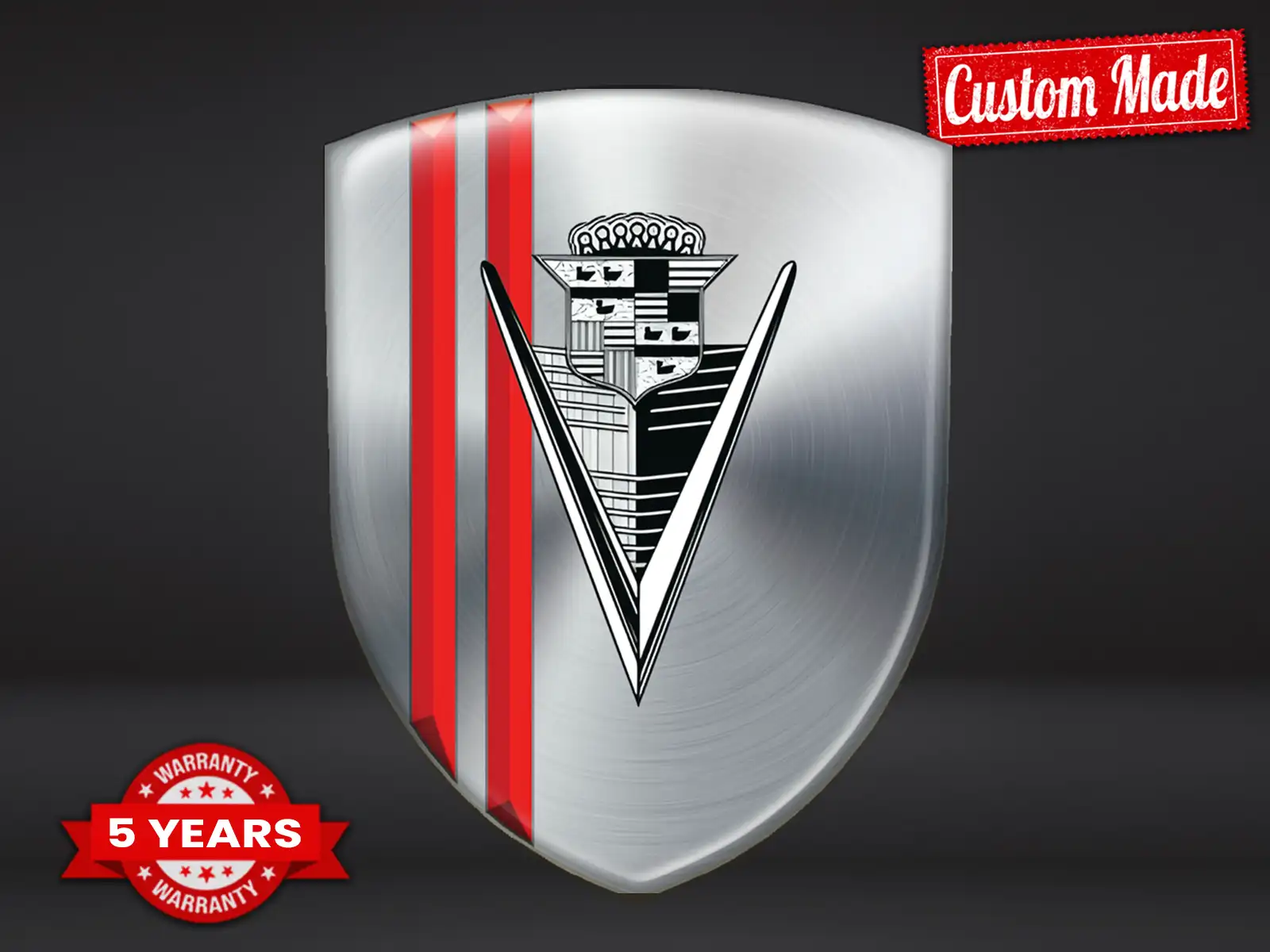 Cadillac Vinyl Logosticker Robust Universal Hochwertig